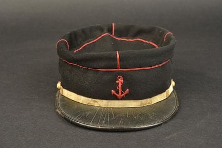 Kepi de marsouin. Kepi de fabrication tailleur, co