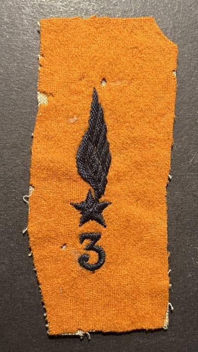 France Aviation. Patte de col de personnel de l ae