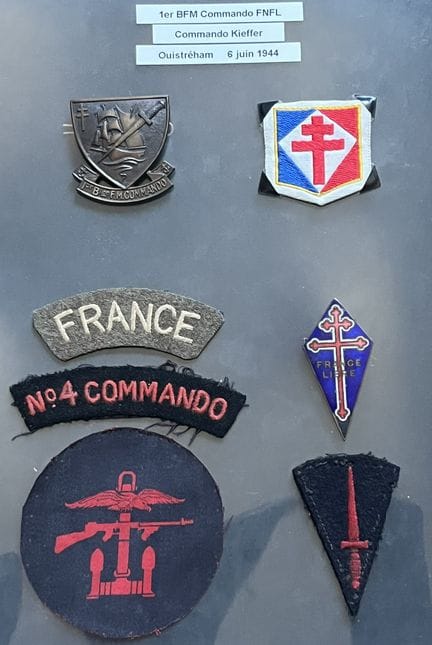 Francia FNFL: lote de 7 insignias. Insignia FNFL e