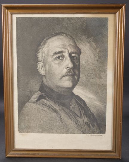 Francisco Franco. Retrato de Francisco Franco, obr