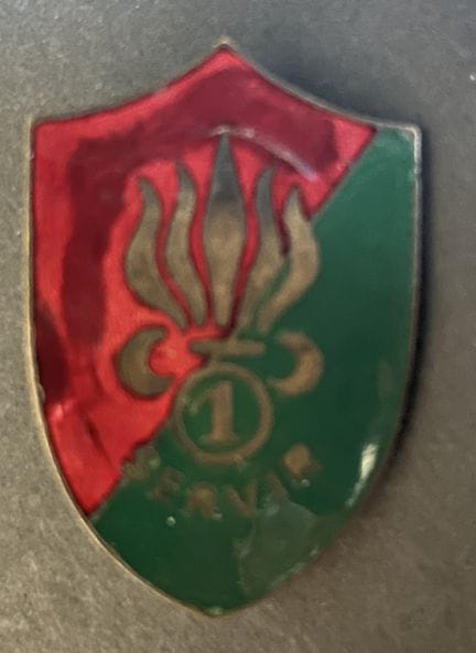 第1 RMVE和第21 RMVE“Drago Ber”徽章，固定件已更换并重新焊接。第1 RMVE和