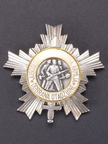 Yugoslavia. Order of the People's Army. Third-clas