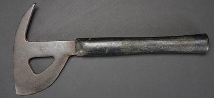 Glider hatchet. Complete metal head, some traces o