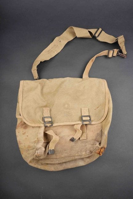 British-made M36 musette. Made of typical British 
