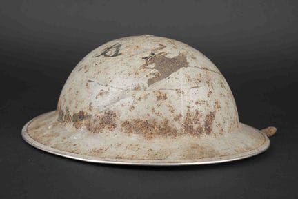 British MK II helmet. MK II helmet shell. No visib