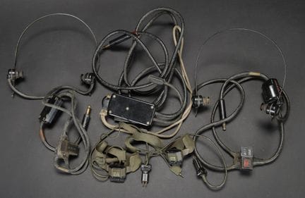 U.S. radio accessories. Includes an OD canvas stra
