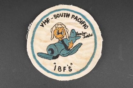 VMF South Pacific 1BF's chest patch. Made of woven