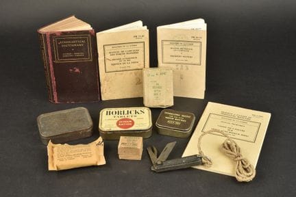 Set di attrezzature. Comprendente una scatola di m