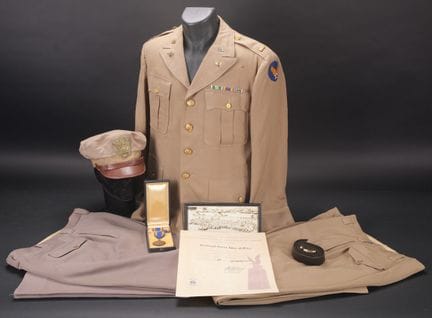 Uniform of Second Lieutenant Robert G. Miller of t