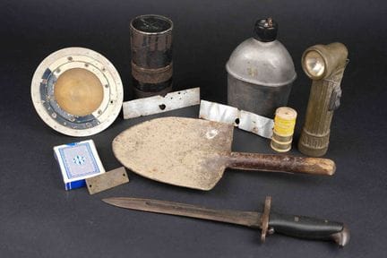 U.S. equipment. Includes a metal plate marked “Mou
