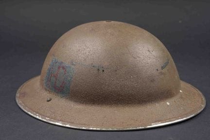 British helmet from the 51st Highland Infantry Div