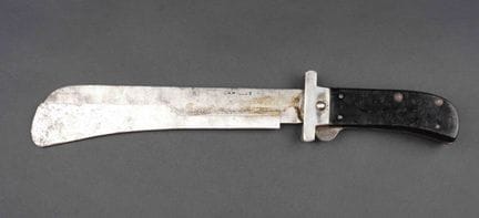 USAAF survival machete. Folding model. Black Bakel