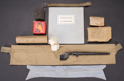 British equipment. Includes a blank Belgian flight