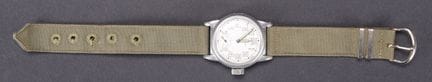 Orologio statunitense. Bella cassa in metallo, col