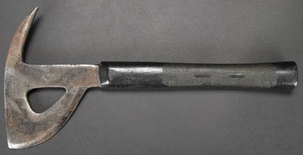 Glider hatchet. Complete metal head, some traces o