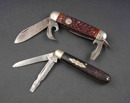 US Signal Corps pocket knife. Metal fittings. Meta
