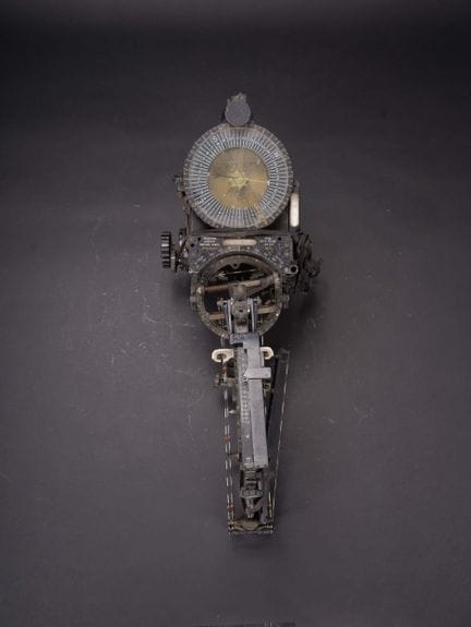 Mirino da bombardamento MK IXA. In metallo. Tutte 