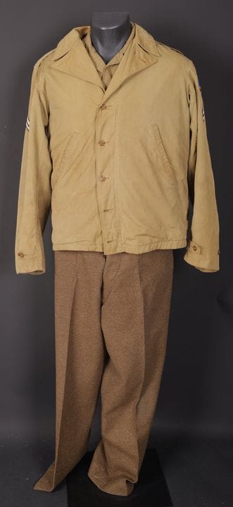 Uniform of the 2nd U.S. Armored Division. Includes
