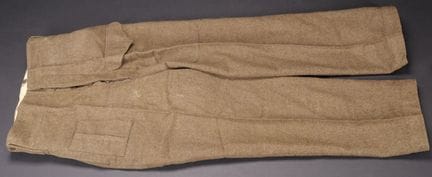 Canadian Battle Dress Pants. Made of wool serge. A