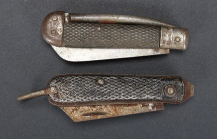 Jack Knife. Two multi-purpose knives. Lanyard ring