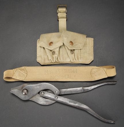Small British accessories. Includes a folding meta