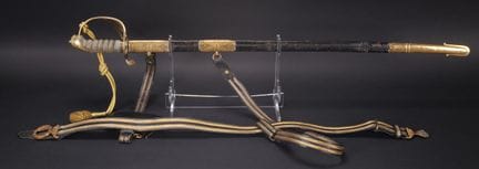 British officer's sword, Pattern 1845. Chiseled br