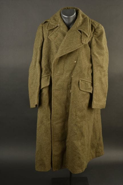 Canadian greatcoat. Made of heavy wool serge. All 