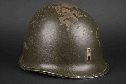 USM1 helmet belonging to a warrant officer. USM1 h