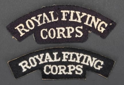 Title: Royal Flying Corps. Two mismatched titles i