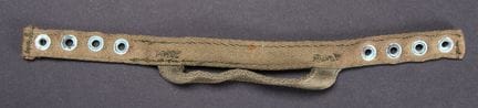 U.S. paratrooper chin strap. Made of heavy OD webb