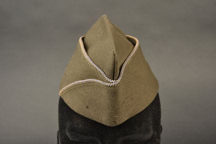 U.S. Air Force officer's cap. Made of chocolate-br