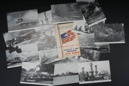 Photos commemorative de l attaque de Pearl Harbor.