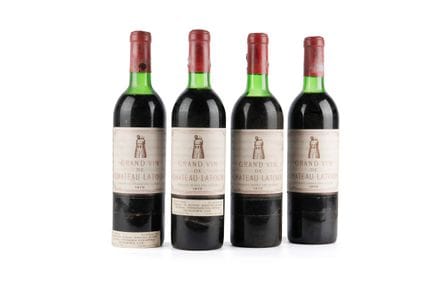 Château Latour 1970, 4 bouteilles
État des bouteil