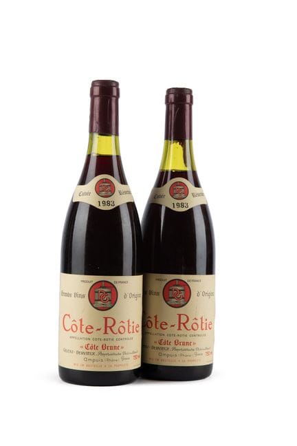 1983 Gentaz-Dervieux, Cote Rotie, Cote Brune, 2 bo