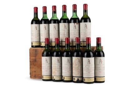 Château Latour 1959, lot de 12 bouteilles
État des