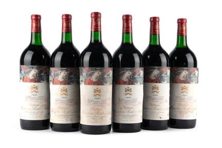Chateau Mouton Rothschild 1985, 6 magnum
Bottle co