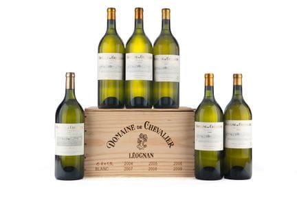 Lot hétérogène - Domaine de Chevalier Blanc
2004, 