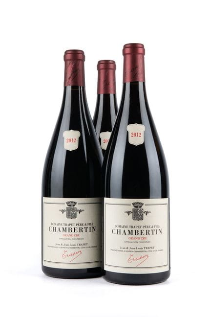2012 Domaine Trapet, Chambertin, 3 magnums
Estado 