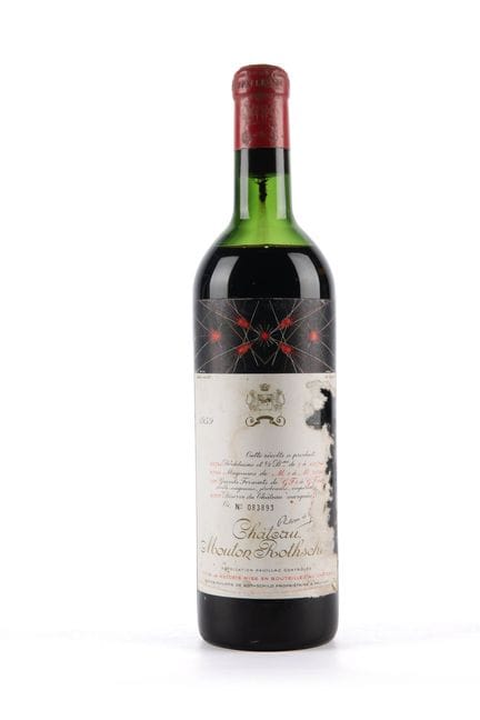 Château Mouton Rothschild 1959, 1 bouteille
État d