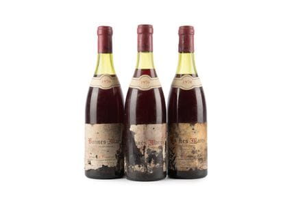 1970 G. Roumier, Bonnes Mares, 3 botellas
Estado d