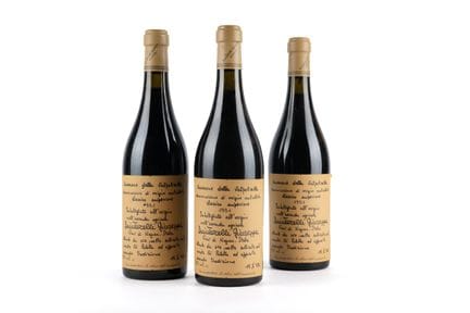 1991 G. Quintarelli, Amarone, 3 bouteilles
État de