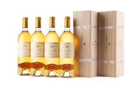 2021年伊甘酒庄（Chateau d'Yquem），6瓶
酒瓶状况：4瓶（未入保税仓库，未缴税），