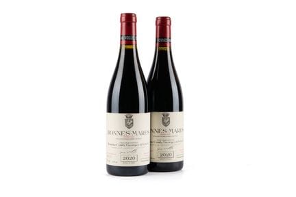 2020年康特·德·沃格酒庄，邦纳马雷，2瓶
酒瓶状况：（非保税状态，未缴纳增值税）
所有状况和包装
