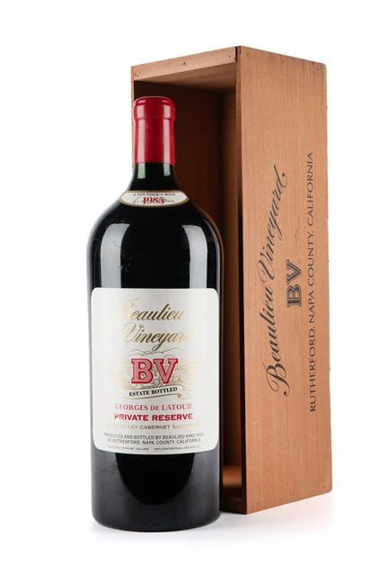 B.V. Private Reserve Cabernet Sauvignon 1985, 1 Im