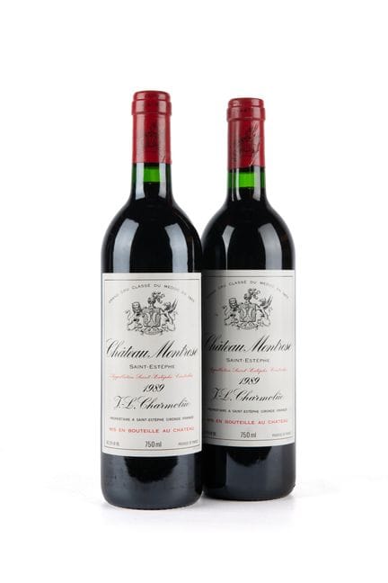 Château Montrose 1989, 2 bouteilles
État des boute