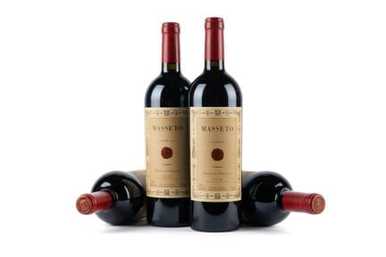 Ornellaia 2001, Masseto, 4 bouteilles
État des bou