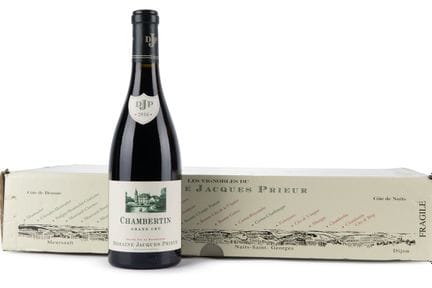 2016 J. Prieur, Chambertin, 6 bottle
Bottle condit