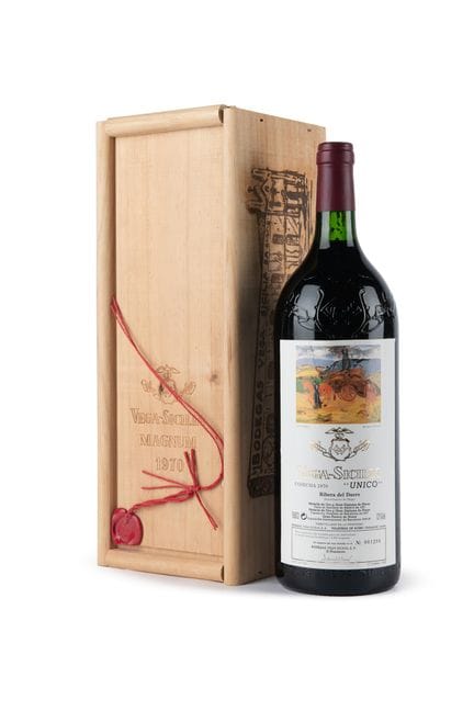 Vega Sicilia Unico 1970, 1 magnum
État de la boute