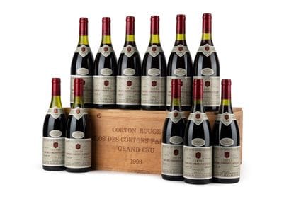 1993 Faiveley, Corton, Clos des Cortons, 9 bouteil