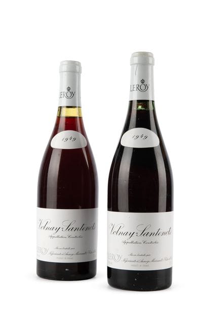 1949 Maison Leroy, Volnay, Santenots, 2 bouteilles